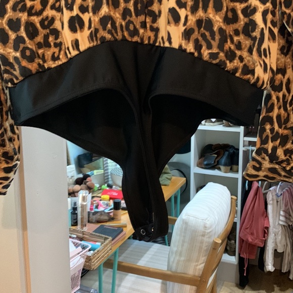 LPA long sleeve, cheetah print bodysuit - Picture 3 of 4